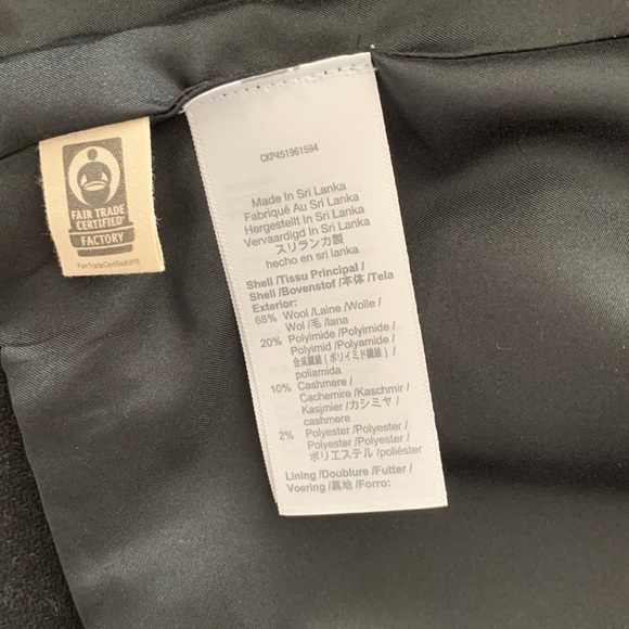 NWT Madewell Eldridge Zip Coat in Insuluxe Fabric, Dark Grey Melange - Picture 7 of 10